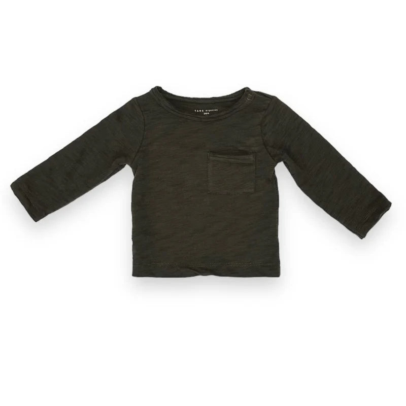 Flamé Long Sleeved One Pocket Tee - TANE Baby & Toddler Clothing sold by Rosebud & Jo