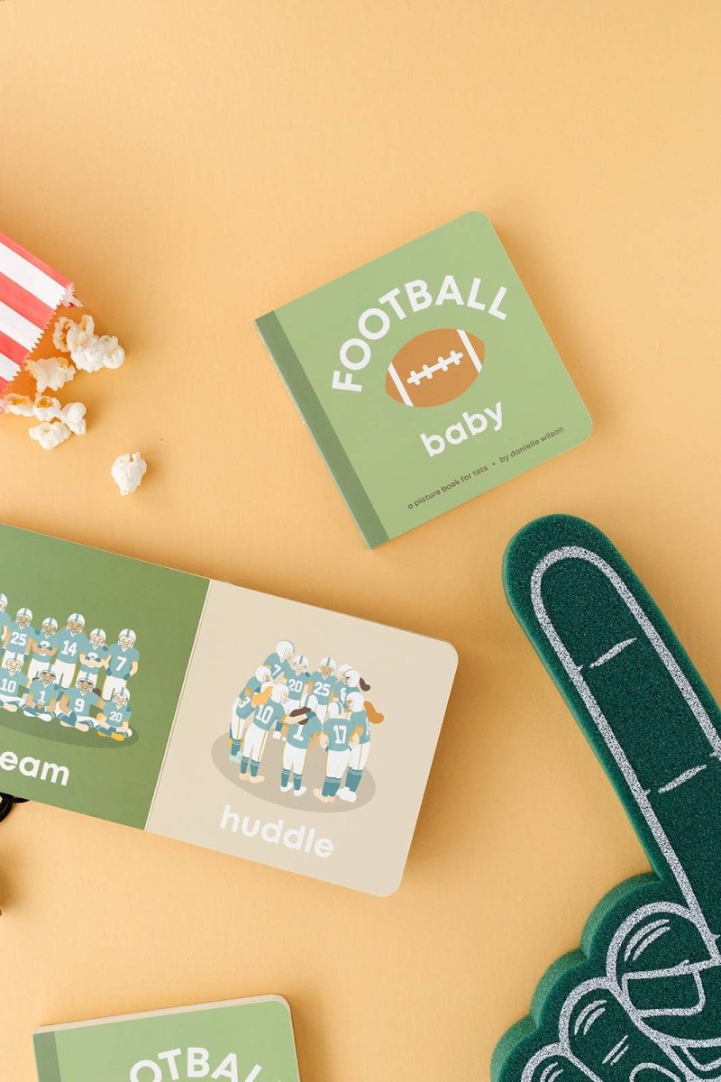 Football Baby Book - Left Hand Book House sold by Rosebud & Jo
