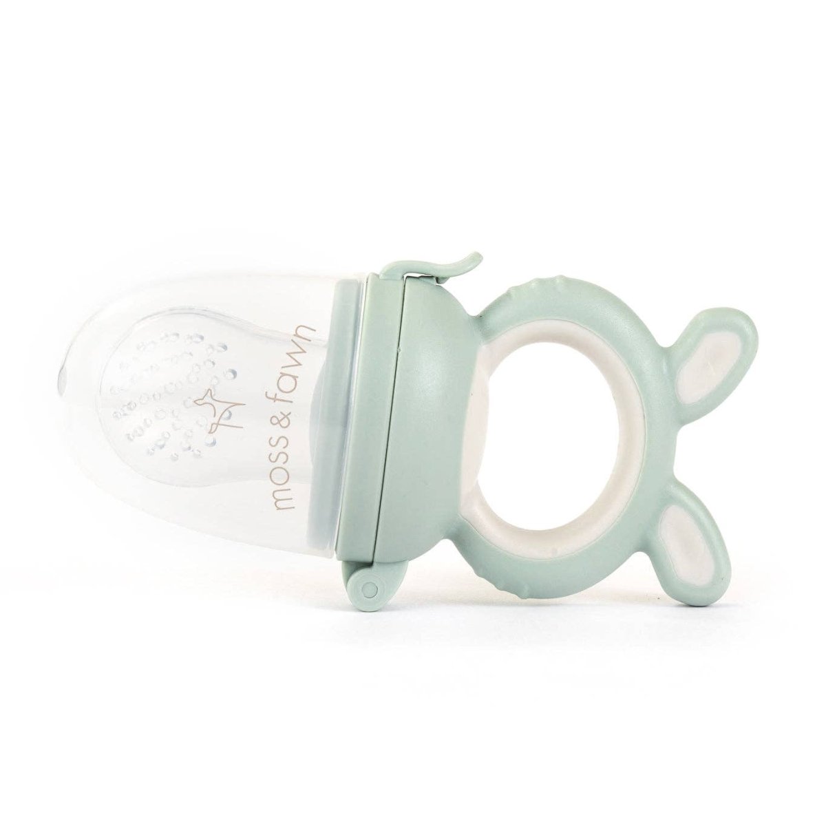 Forage Feeder – Silicone Baby Teether & Self - Feeding Starter - Moss and Fawn Teether sold by Rosebud & Jo