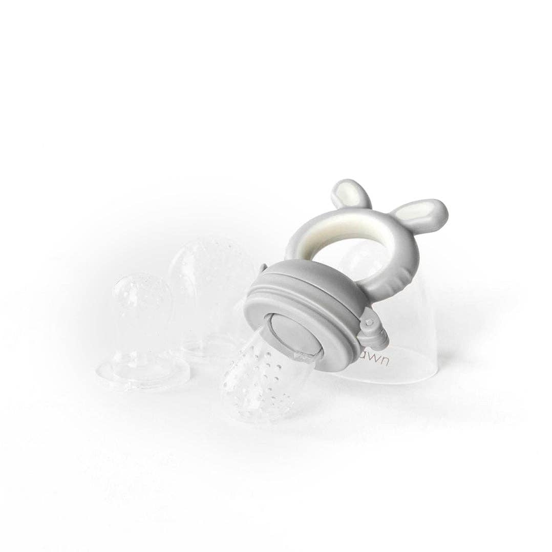 Forage Feeder – Silicone Baby Teether & Self - Feeding Starter - Moss and Fawn Teether sold by Rosebud & Jo
