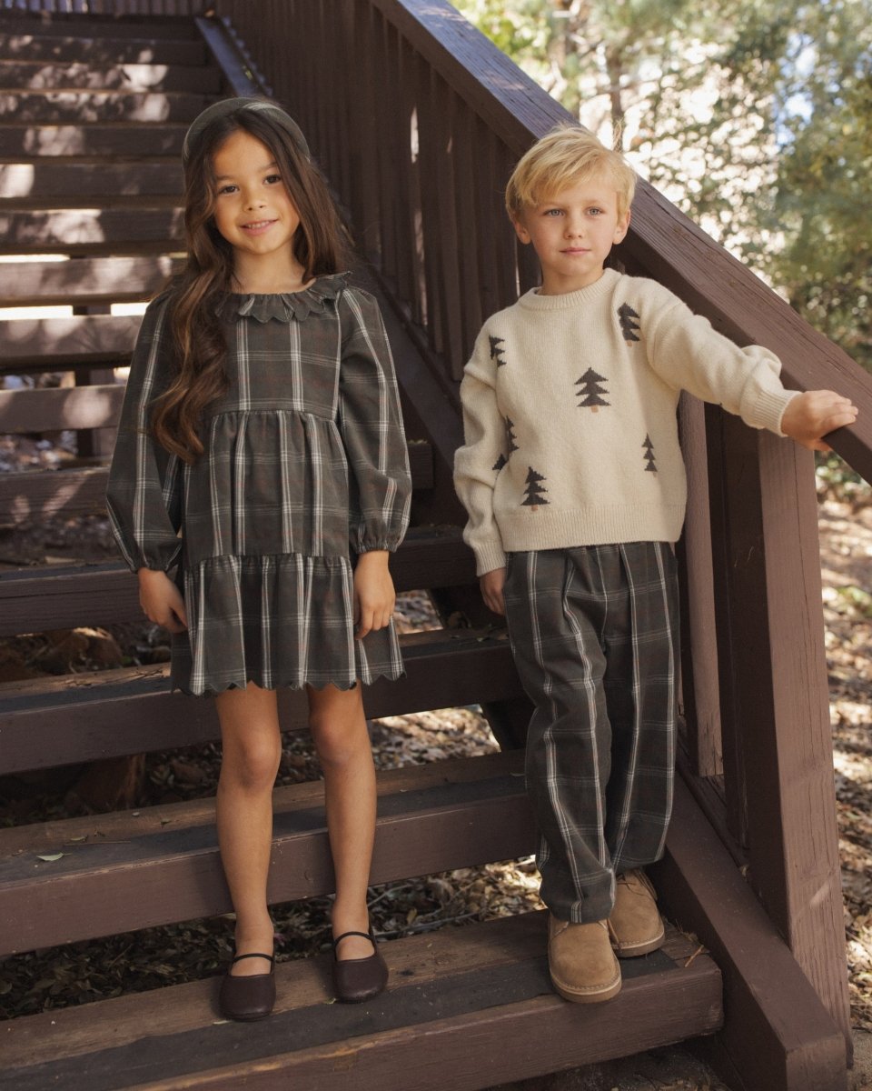 Fran Dress Holiday Plaid - Rylee + Cru Dresses sold by Rosebud & Jo