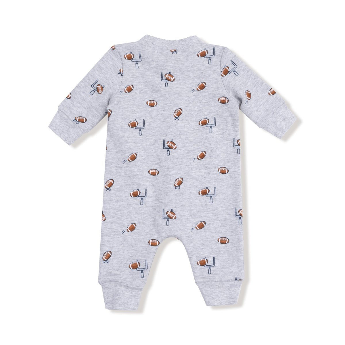 French Terry Football Field Goal Romper - Angel Dear sold by Rosebud & Jo