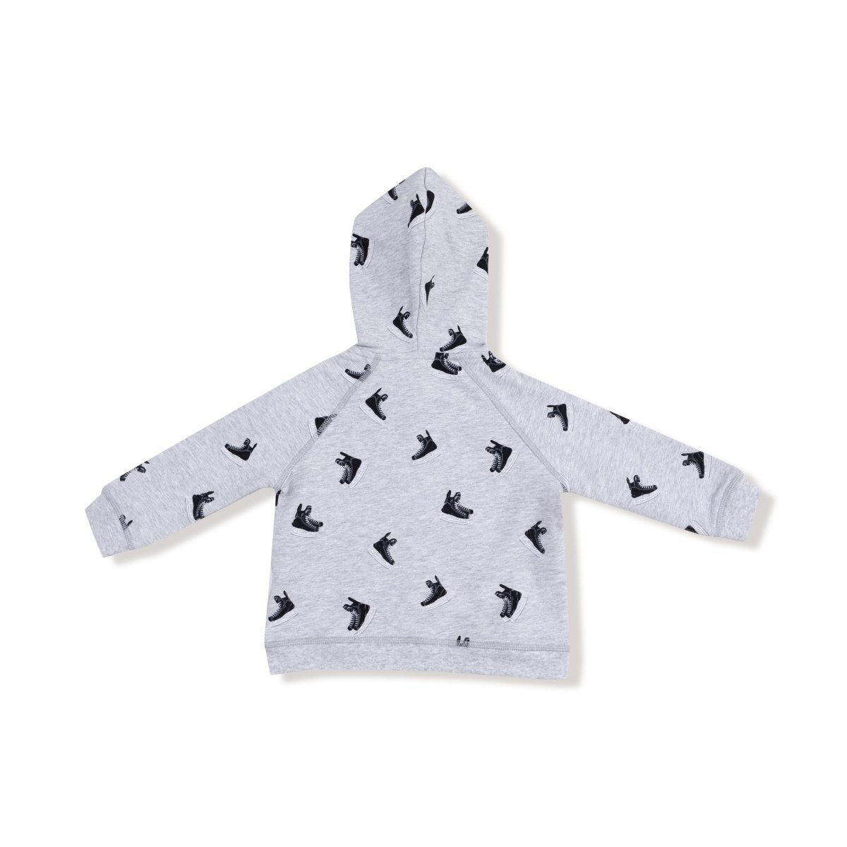 French Terry Hockey Zip Hoodie - Angel Dear sold by Rosebud & Jo