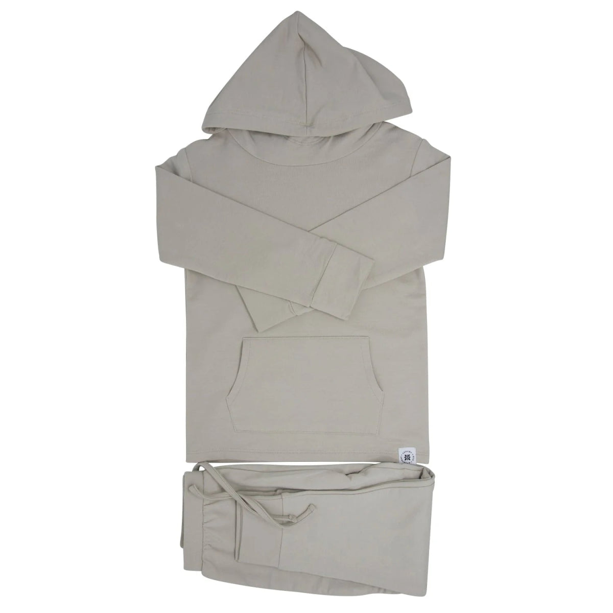 French Terry Hooded Jogger Set - Sweet Bamboo sold by Rosebud & Jo