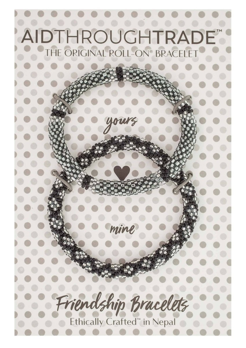 Friendship Bracelets: Platinum - Aid Through Trade Jewelry sold by Rosebud & Jo