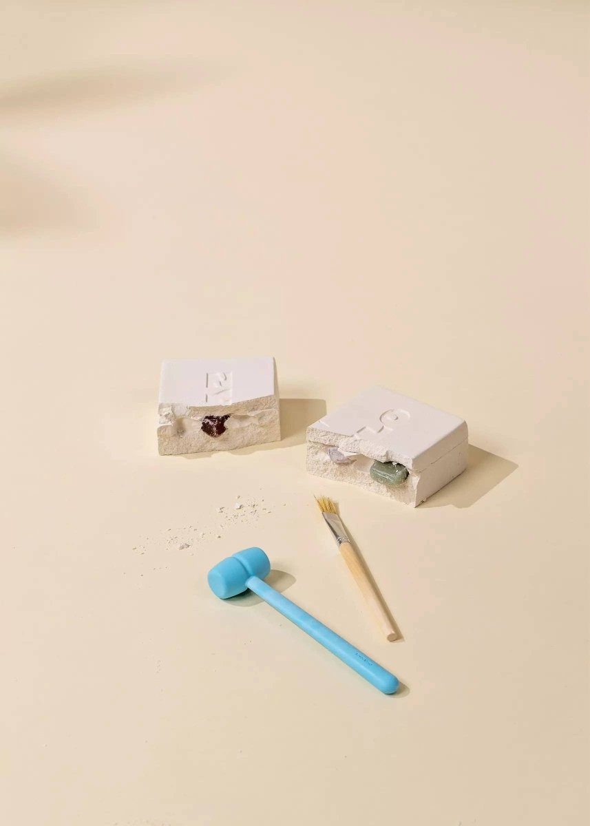 Gemstones & Fossil Geoligical Excavation Set - Coco Village Art sold by Rosebud & Jo