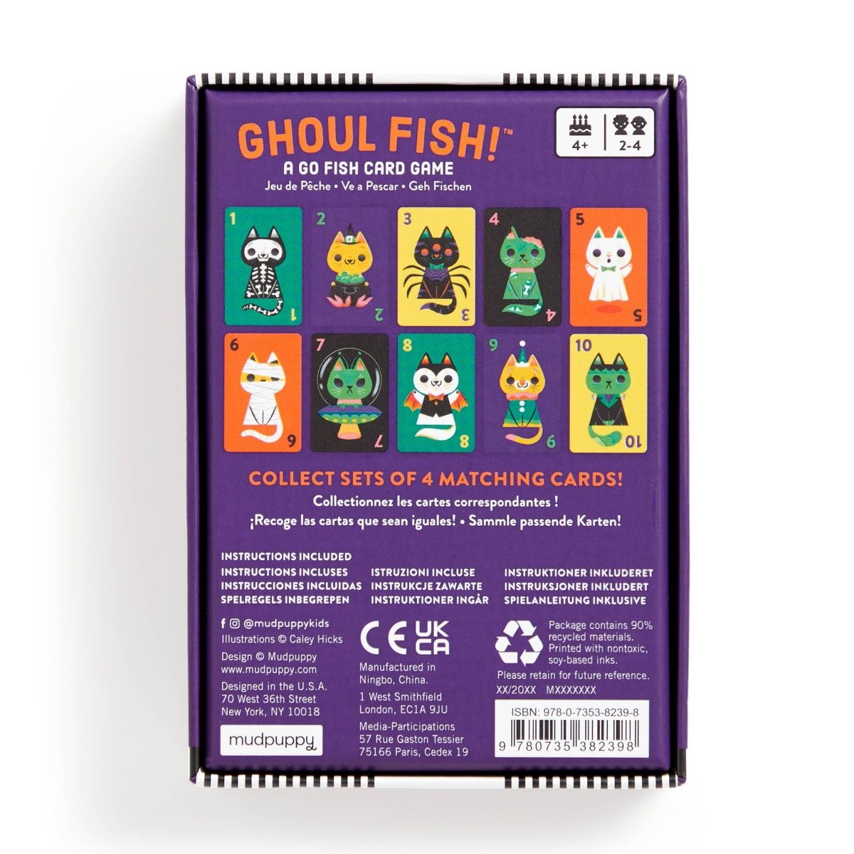 Ghoul Fish! Card Game - Chronicle Books Toys sold by Rosebud & Jo