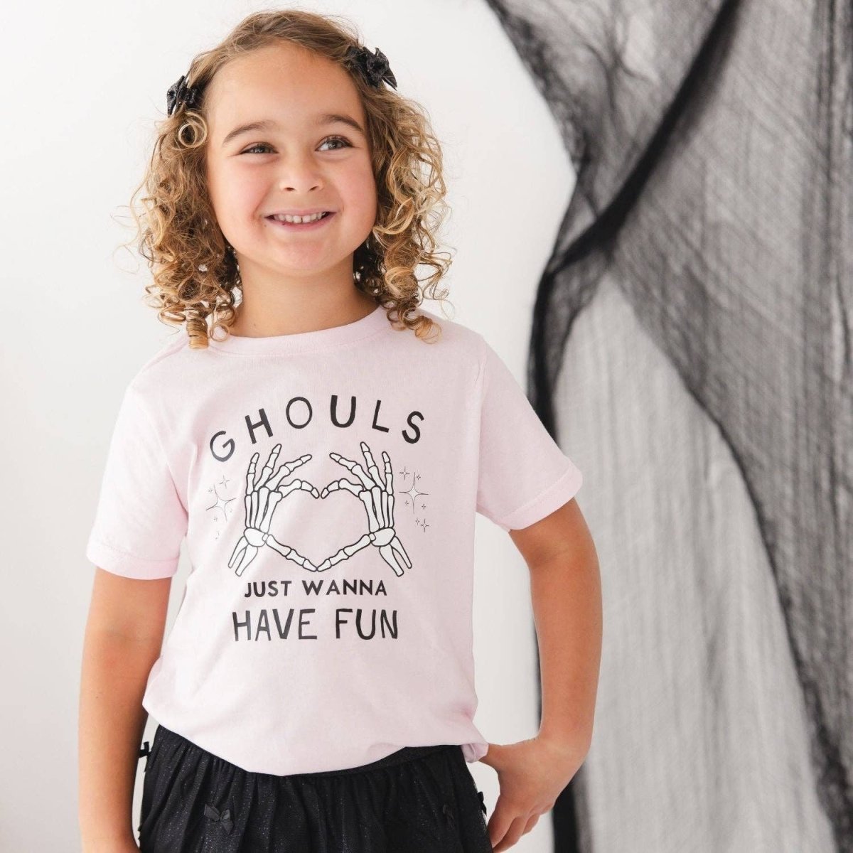 Ghouls Just Wanna Have Fun Halloween Short Sleeve T-Shirt - Sweet Wink Tops sold by Rosebud & Jo