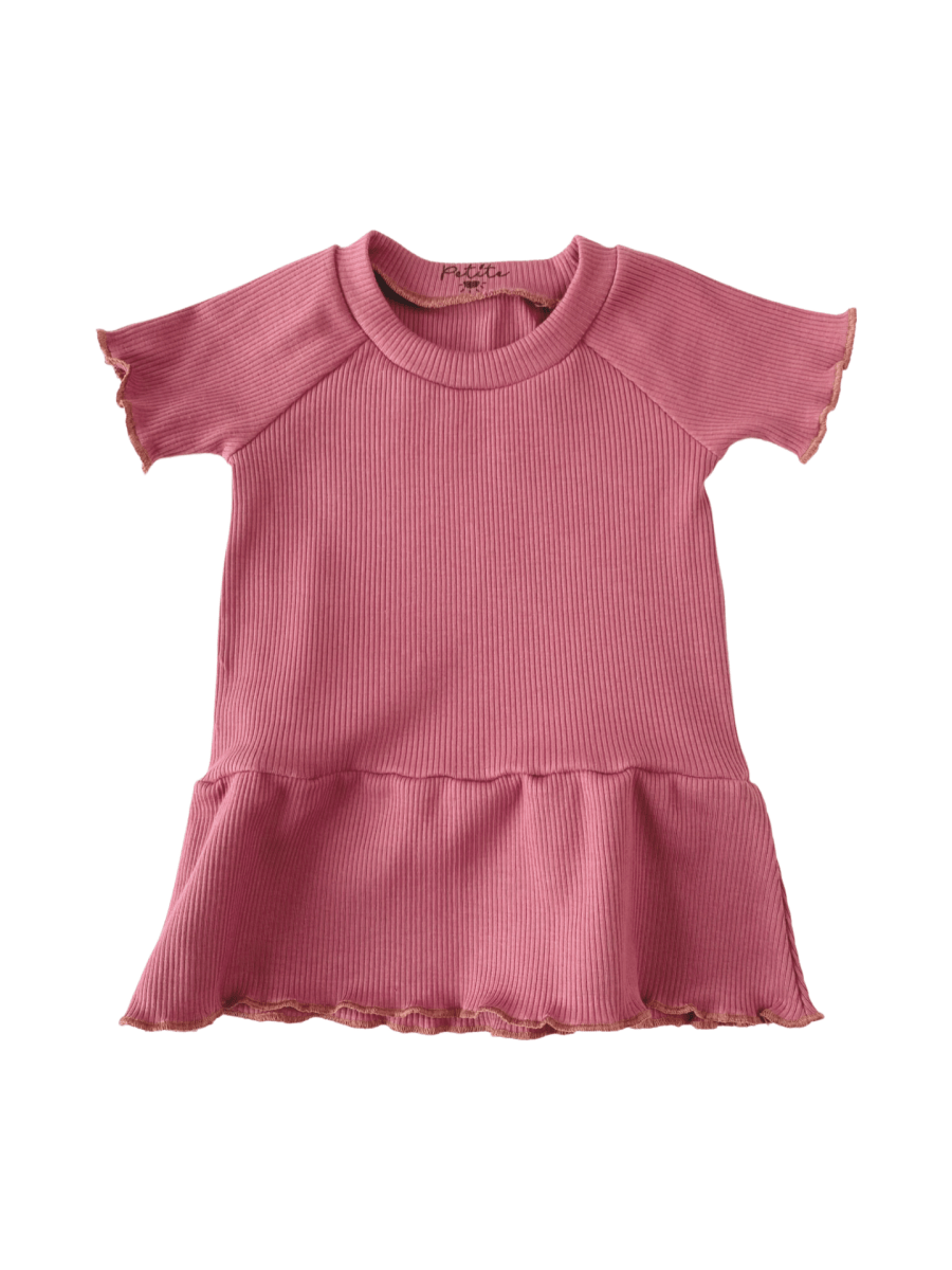 Girly T-Shirt Dress - PETITE EvelinaApparel Baby & Toddler Clothing sold by Rosebud & Jo