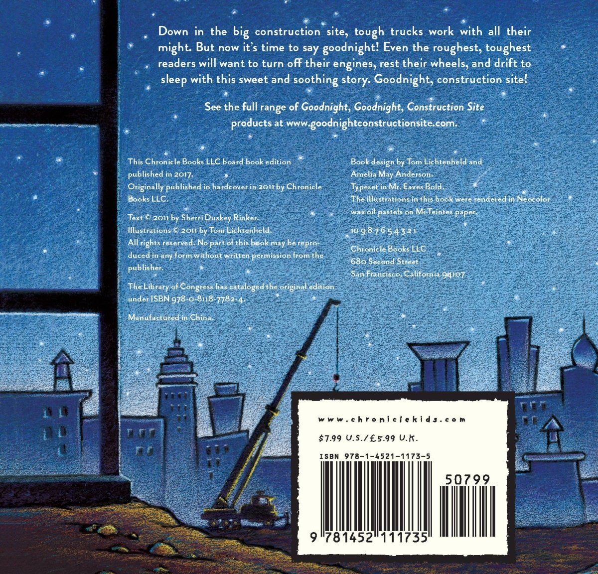 Goodnight, Goodnight, Construction Site (Board Book) - Chronicle Books Books sold by Rosebud & Jo