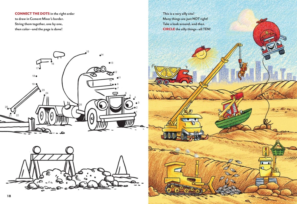 Goodnight, Goodnight, Construction Site Sticker & Activity Book - Chronicle Books Books sold by Rosebud & Jo