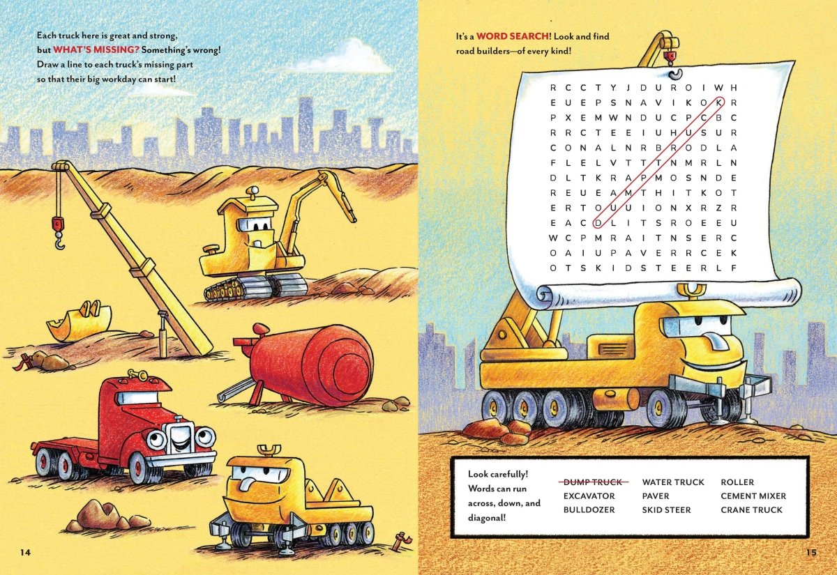 Goodnight, Goodnight, Construction Site Sticker & Activity Book - Chronicle Books Books sold by Rosebud & Jo