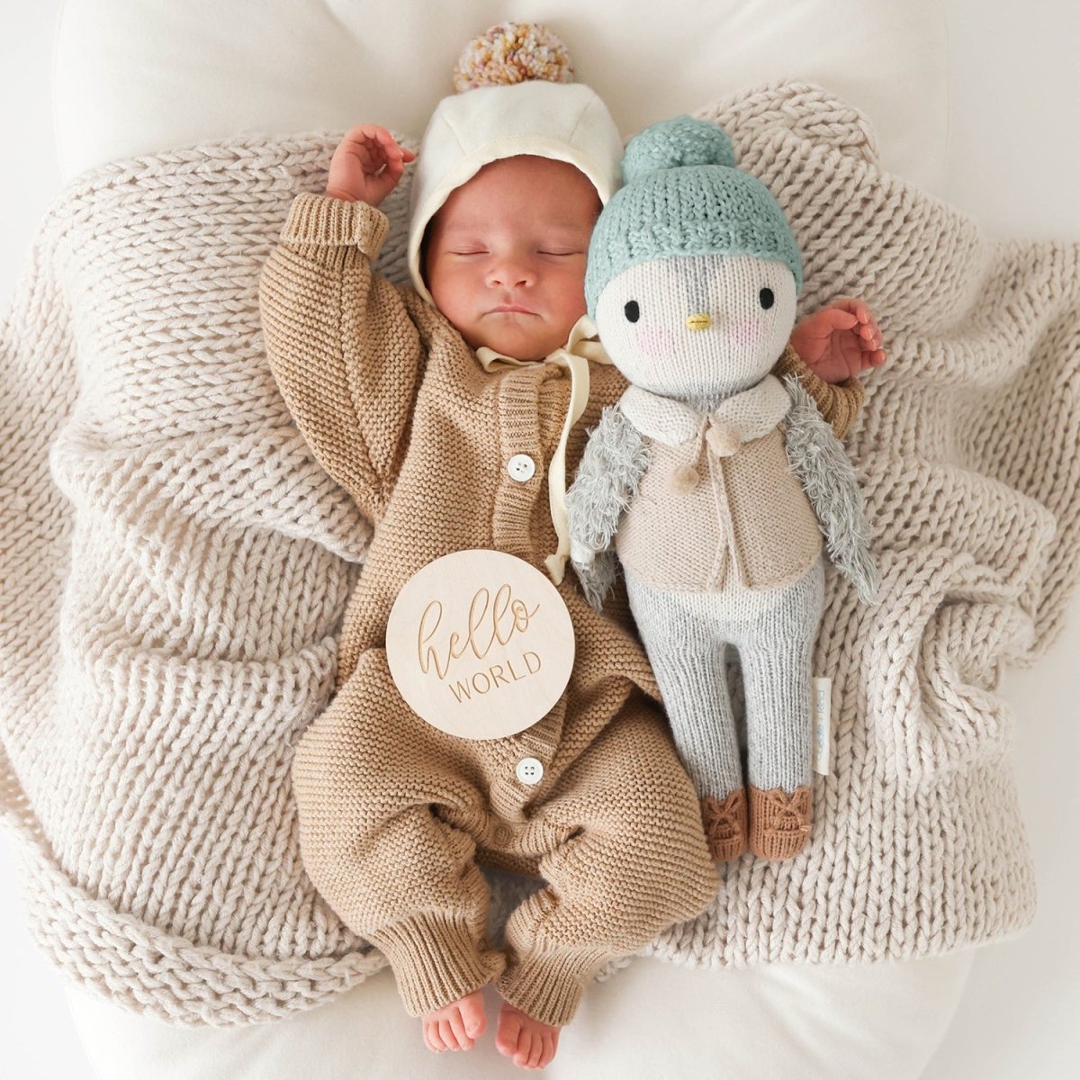 Greyson the Penguin - Cuddle + Kind Stuffed Animals sold by Rosebud & Jo