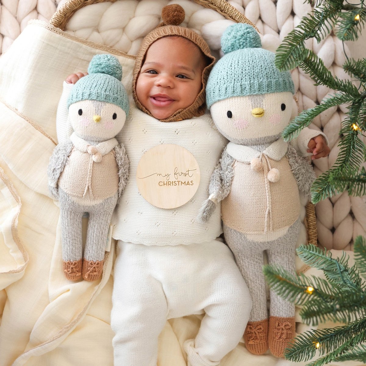Greyson the Penguin - Cuddle + Kind Stuffed Animals sold by Rosebud & Jo