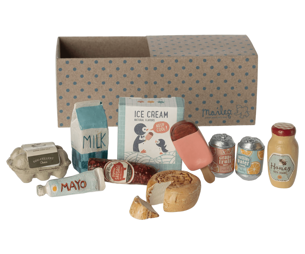Grocery Box, Miniature - Maileg Toys sold by Rosebud & Jo