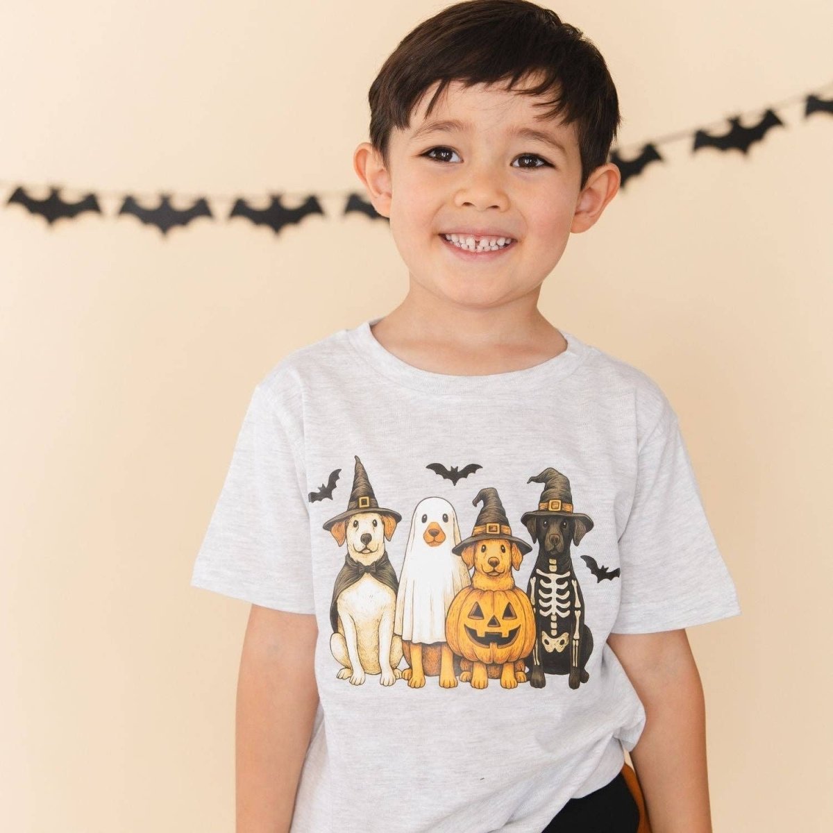 Halloween Puppies Short Sleeve T-Shirt - Sweet Wink Tops sold by Rosebud & Jo