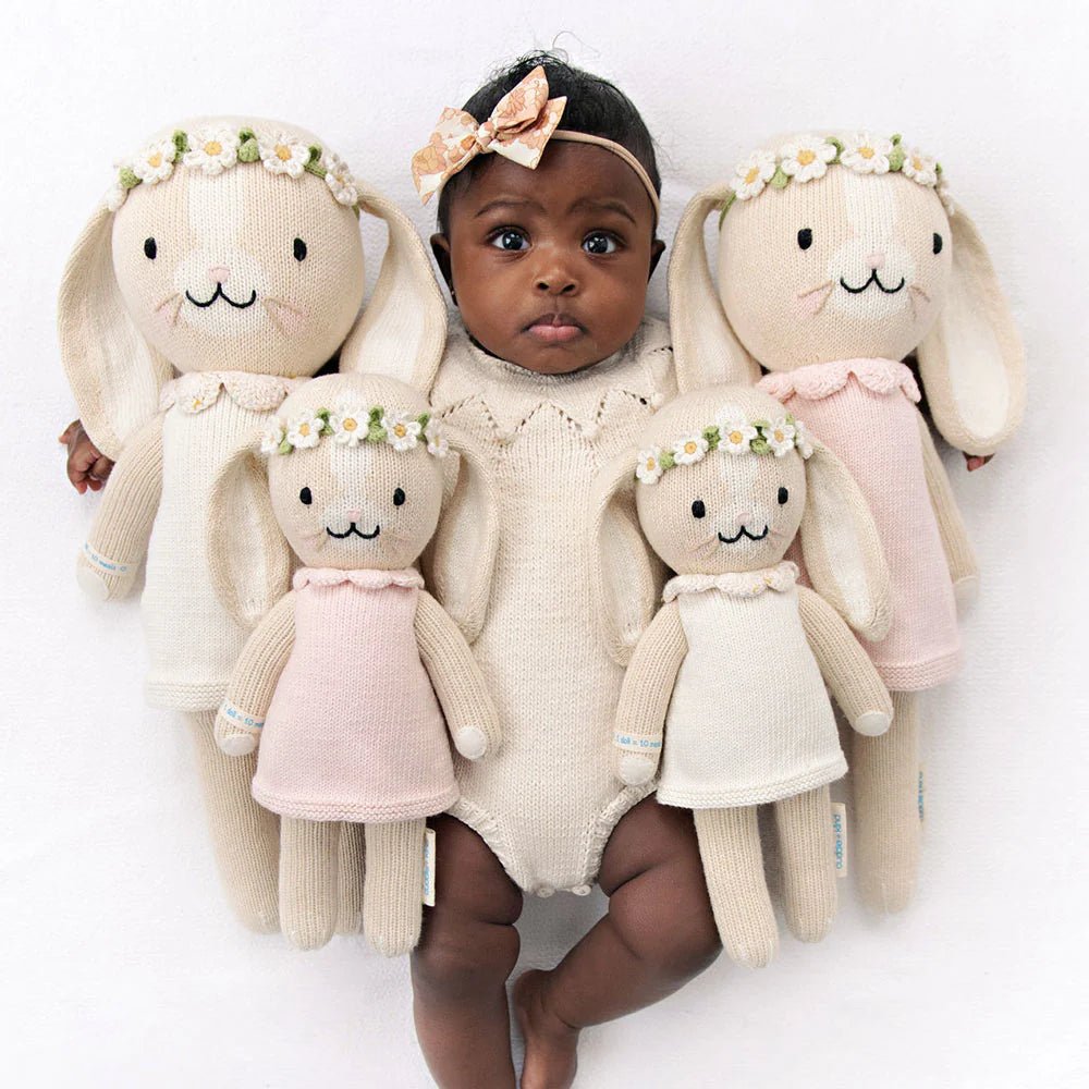Hannah the Bunny (Blush) - Cuddle + Kind Toys sold by Rosebud & Jo