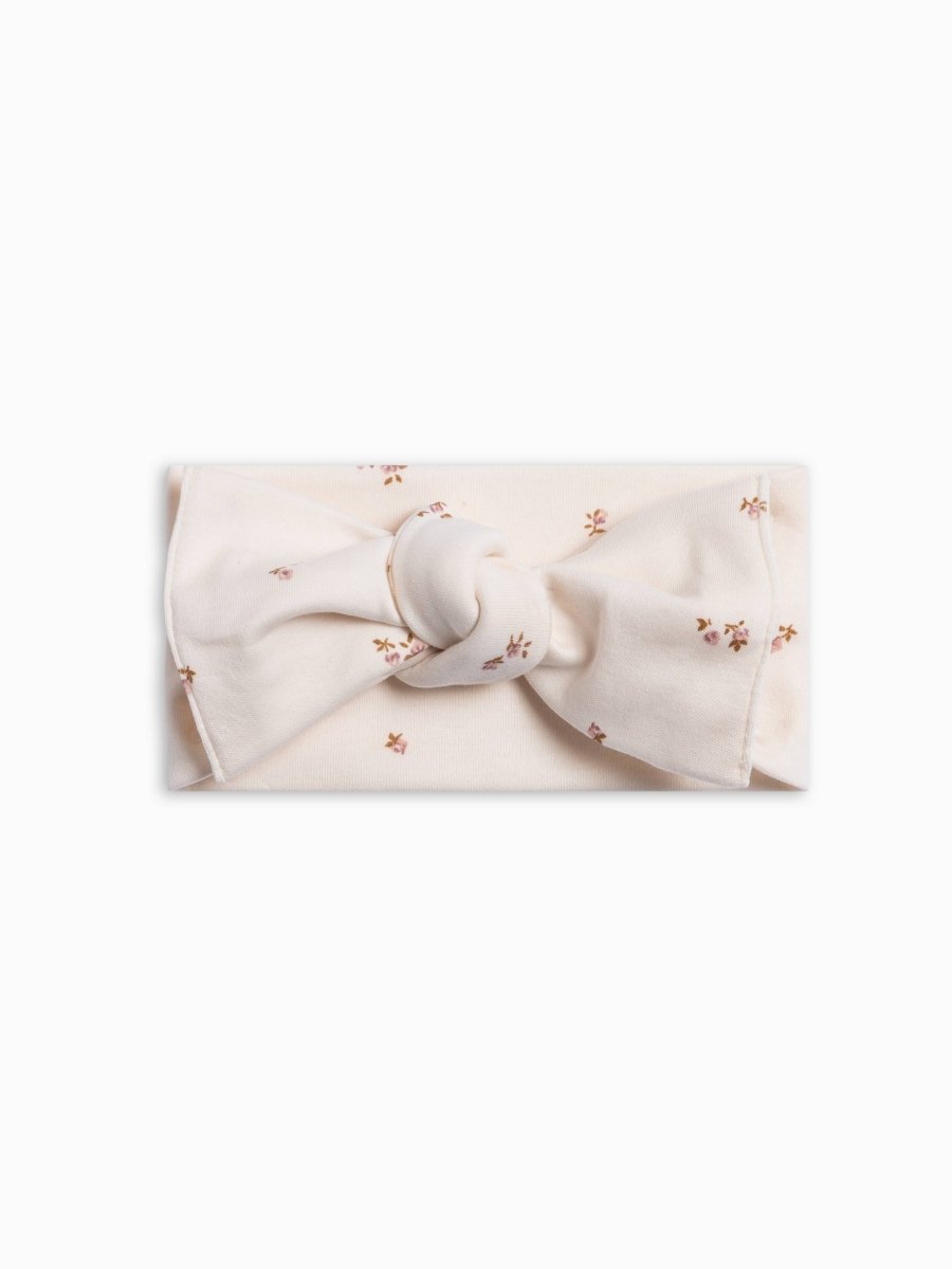 Hattie Bow Wrap - Etta Floral - Colored Organics Hair Accessories sold by Rosebud & Jo