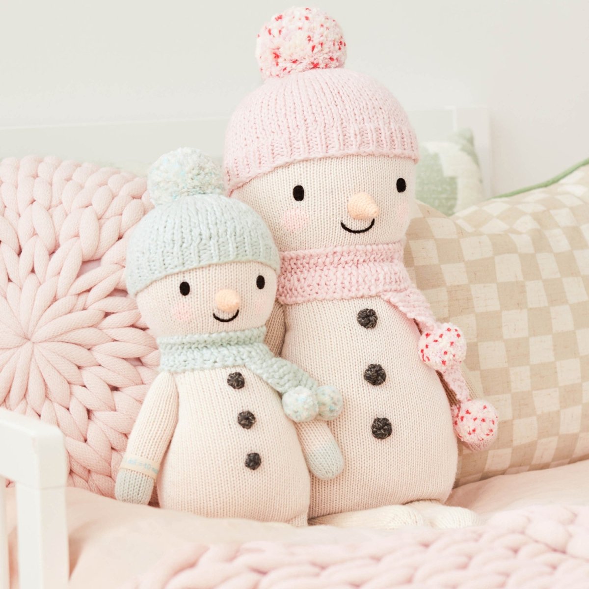 Holly the Snowman - Cuddle + Kind Stuffed Animals sold by Rosebud & Jo