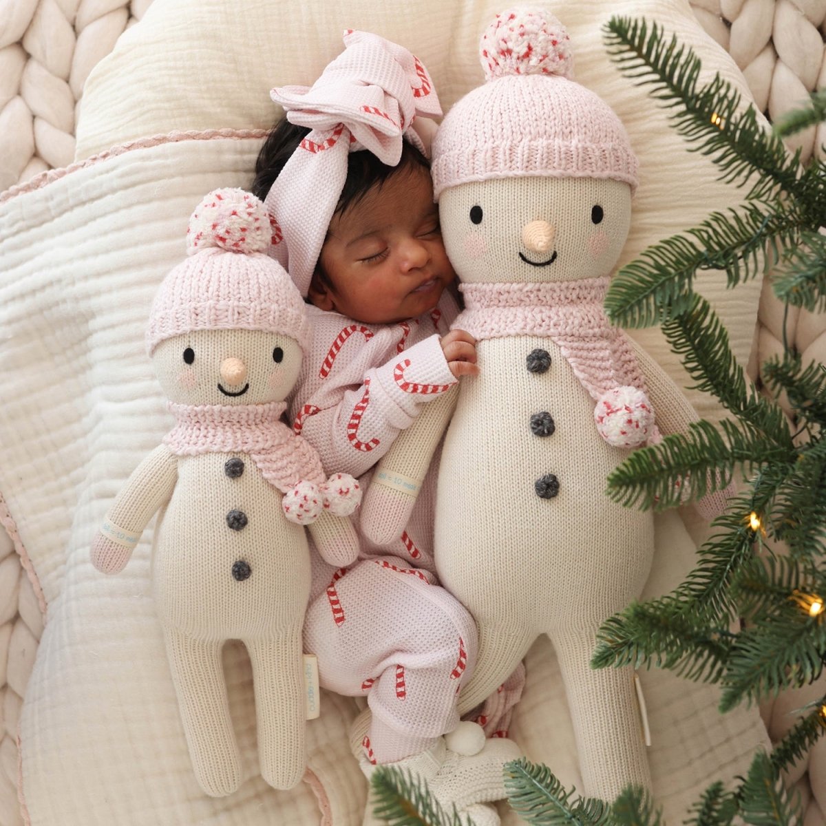 Holly the Snowman - Cuddle + Kind Stuffed Animals sold by Rosebud & Jo