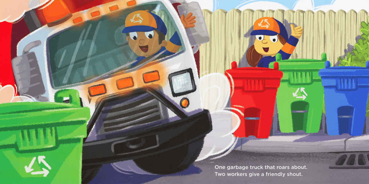 Hooray, it’s Garbage Day! - EDC Publishing Book sold by Rosebud & Jo