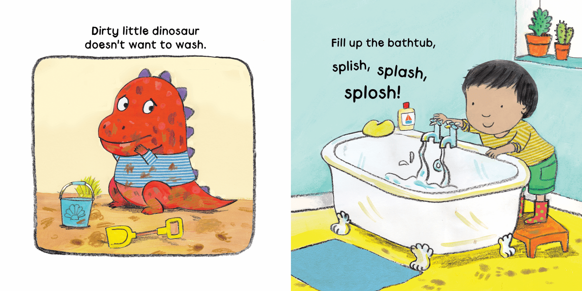 How to Bathe Your Little Dinosaur - EDC Publishing Book sold by Rosebud & Jo