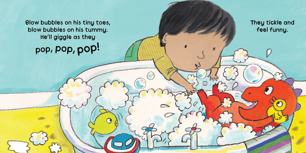 How to Bathe Your Little Dinosaur - EDC Publishing Book sold by Rosebud & Jo