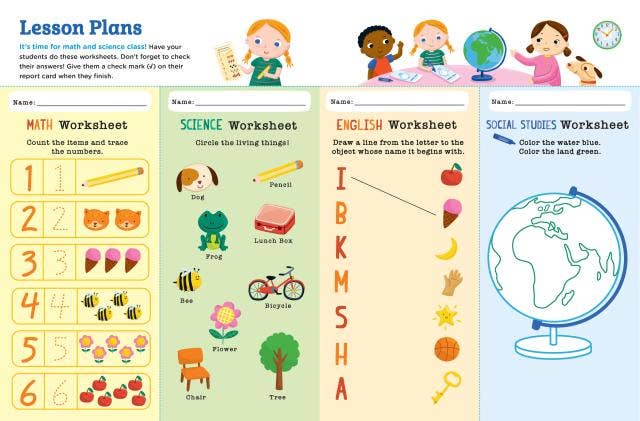 I Want to Be a Teacher Activity Book - Hachette Book Group Books sold by Rosebud & Jo