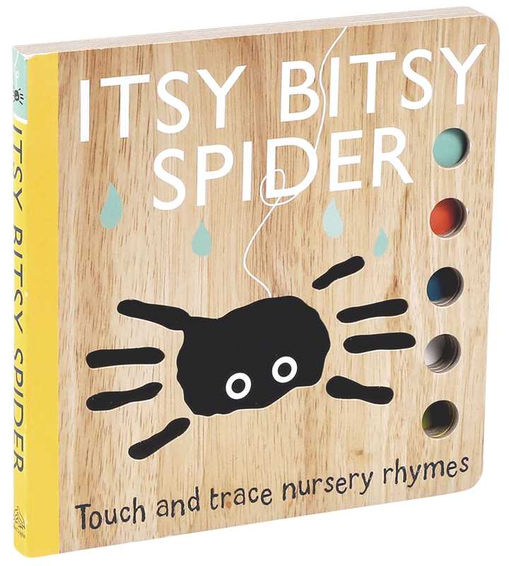 Itsy Bitsy Spider Touch - and - Trace - Simon & Schuster Book sold by Rosebud & Jo