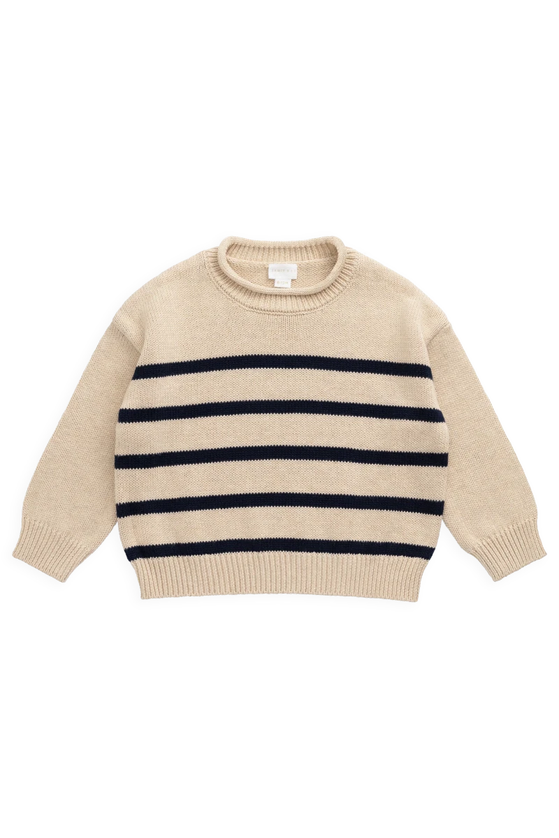 Jackson Knitted Jumper - Jackson Stripe - Jamie Kay Tops sold by Rosebud & Jo