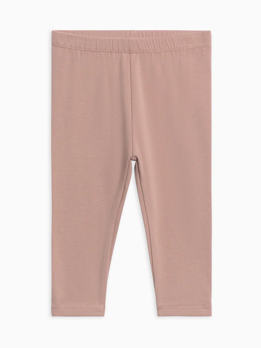 Jay Leggings - Mauve - Colored Organics Baby & Toddler Clothing sold by Rosebud & Jo
