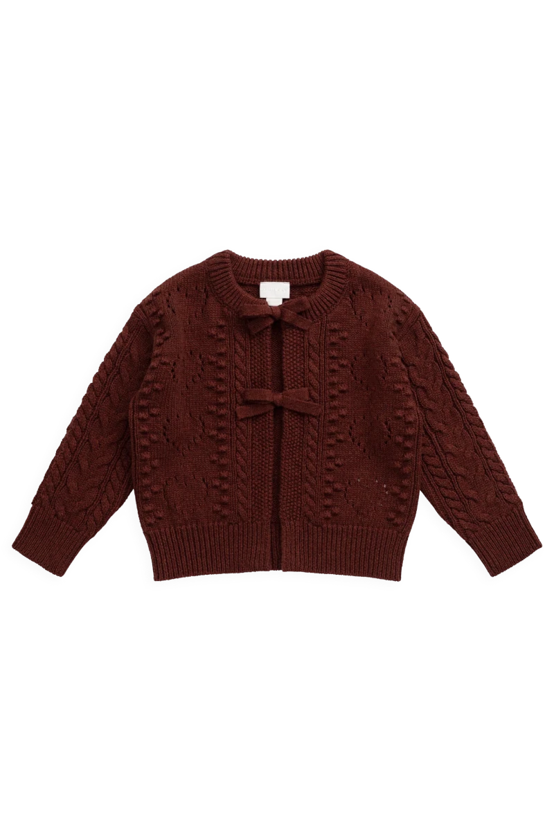 Josephine Knitted Cardigan - Veneer - Jamie Kay Tops sold by Rosebud & Jo