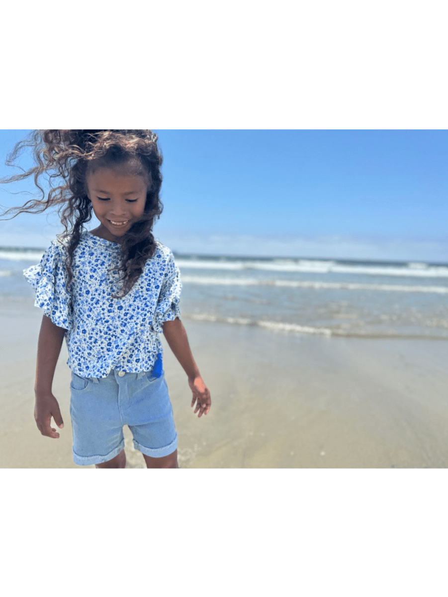 Kelsey Denim Shorts - Vignette Baby & Toddler Clothing sold by Rosebud & Jo