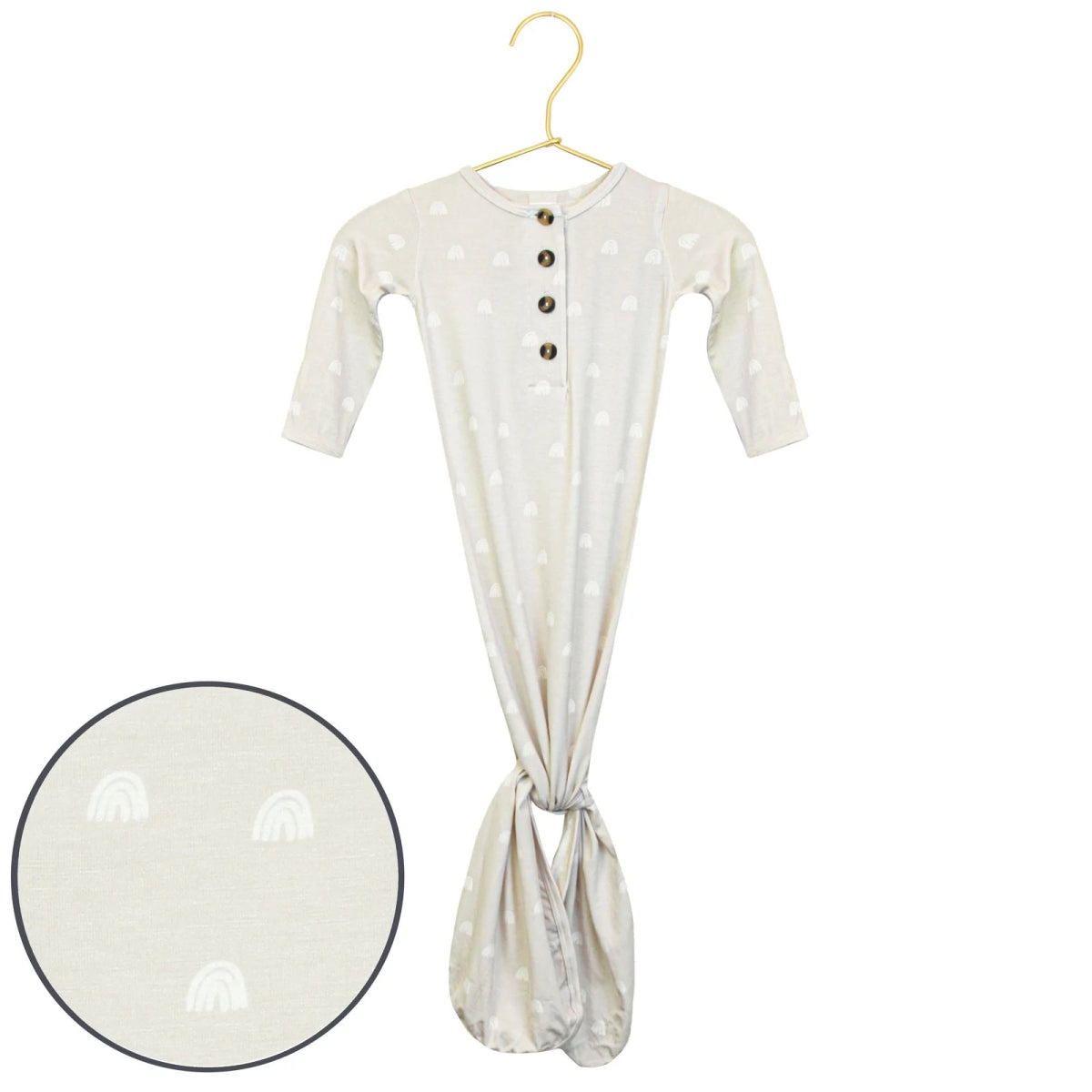 Knotted Gown - Lou Lou & Company Baby & Toddler Clothing sold by Rosebud & Jo