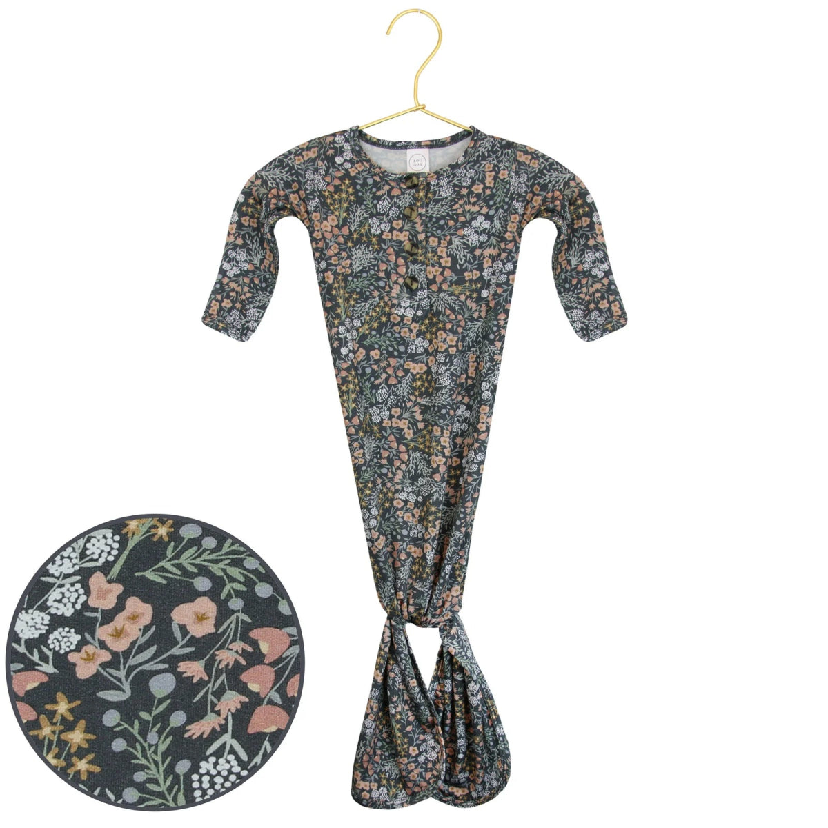 Knotted Gown - Lou Lou & Company Baby & Toddler Clothing sold by Rosebud & Jo