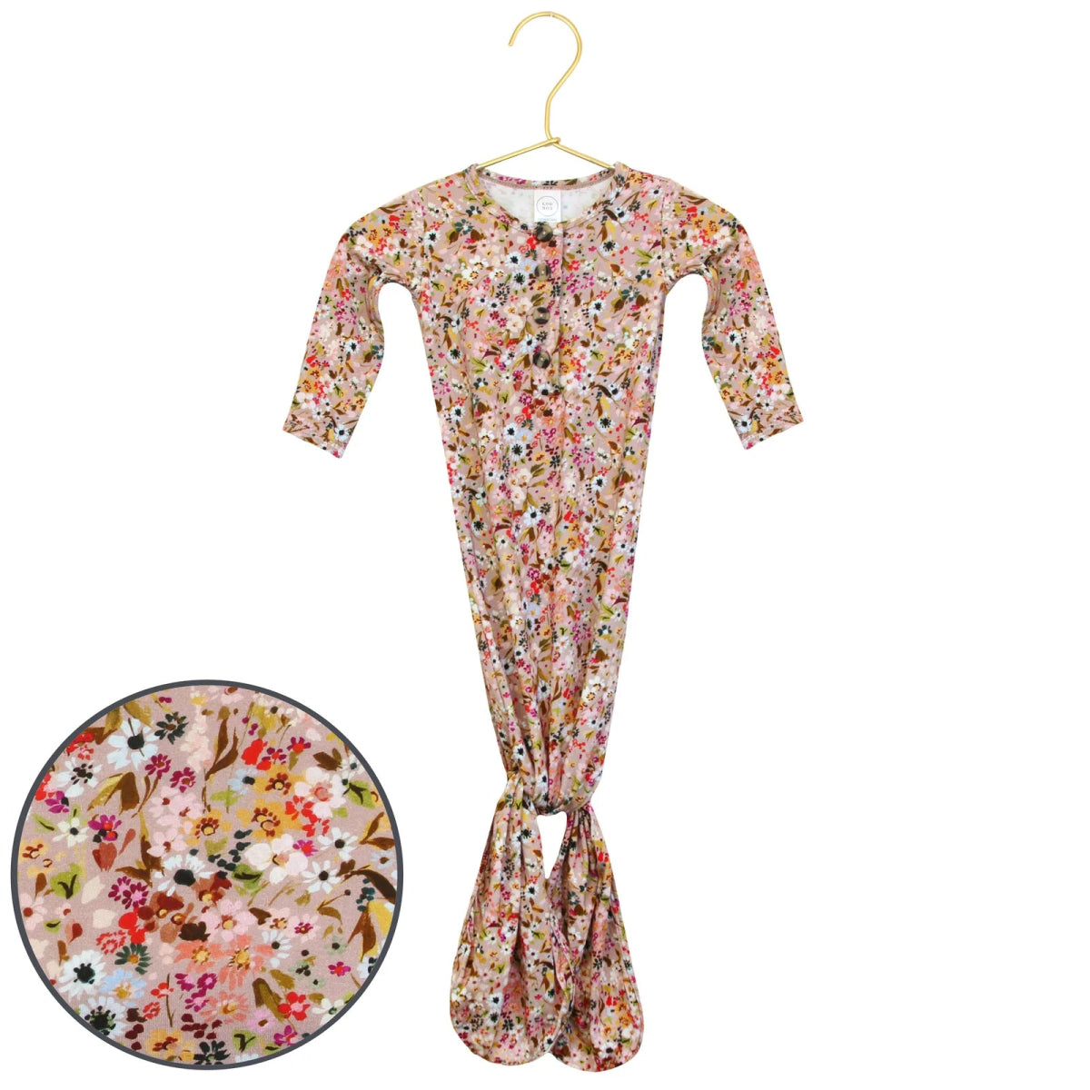 Knotted Gown by Lou Lou & Company - Lou Lou & Company Baby & Toddler Clothing sold by Rosebud & Jo