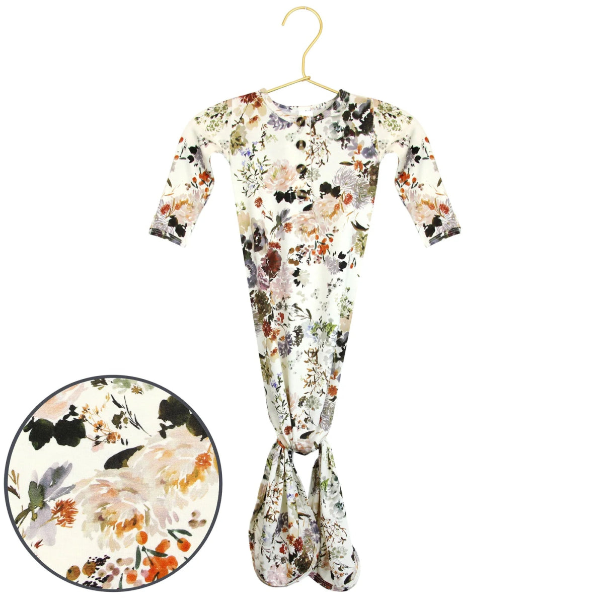 Knotted Gown by Lou Lou & Company - Lou Lou & Company Baby & Toddler Clothing sold by Rosebud & Jo