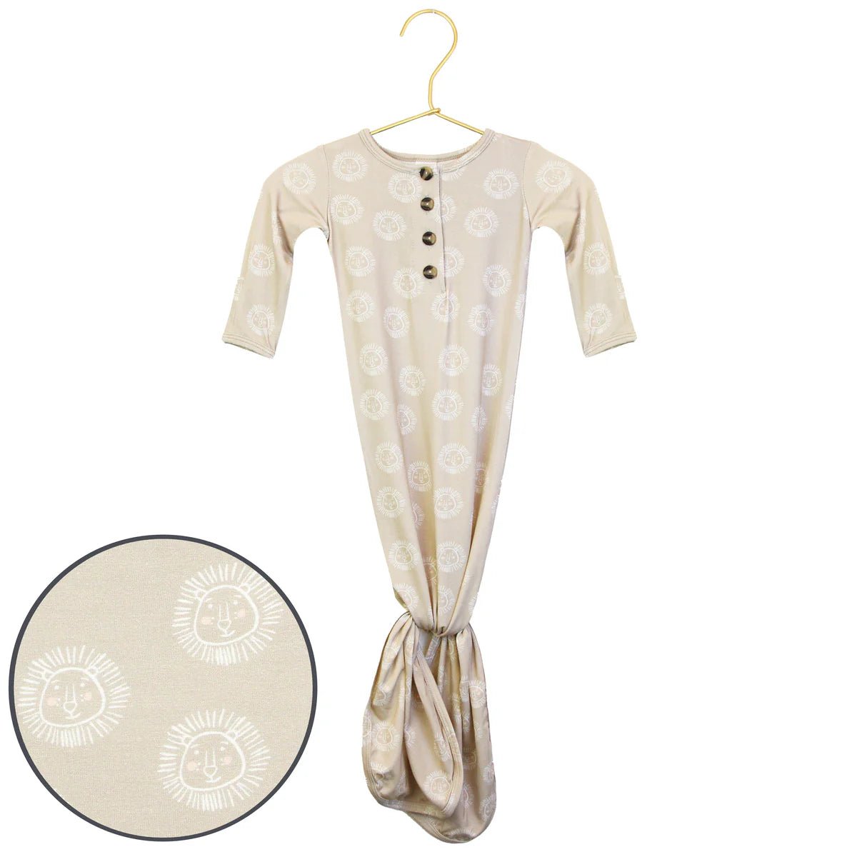 Knotted Gown - Classic - Lou Lou & Company Baby & Toddler Clothing sold by Rosebud & Jo