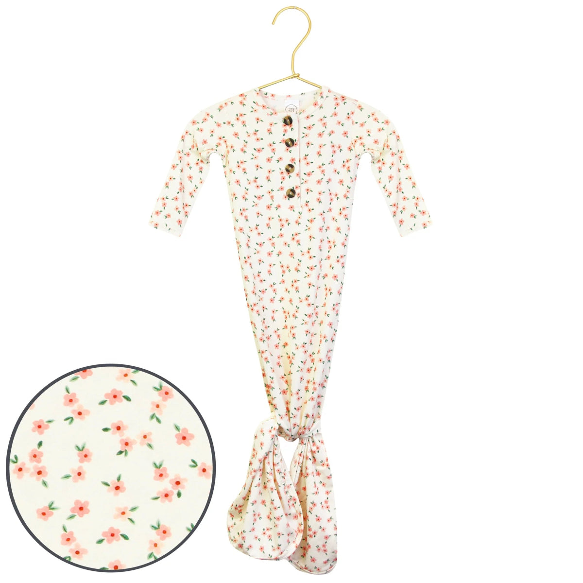 Knotted Gown - Classic - Lou Lou & Company Baby & Toddler Clothing sold by Rosebud & Jo