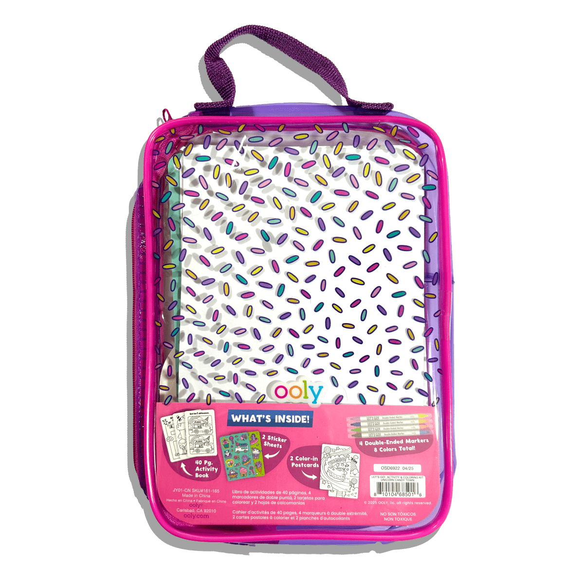 Let's Go! Activity & Coloring Kit - Unicorn Candy Town - OOLY Art sold by Rosebud & Jo