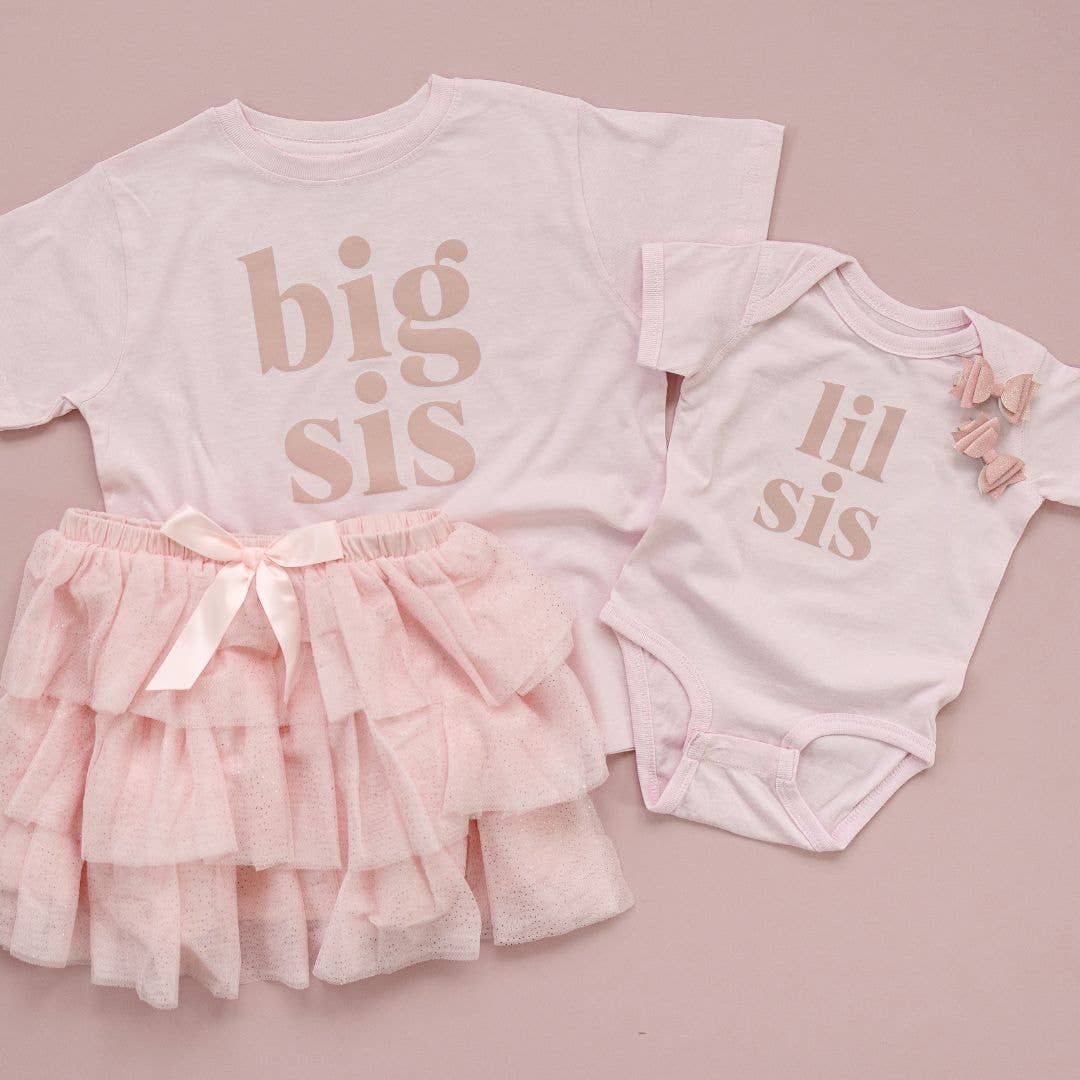Lil Sis Short Sleeve Bodysuit - Sweet Wink Baby & Toddler Clothing sold by Rosebud & Jo