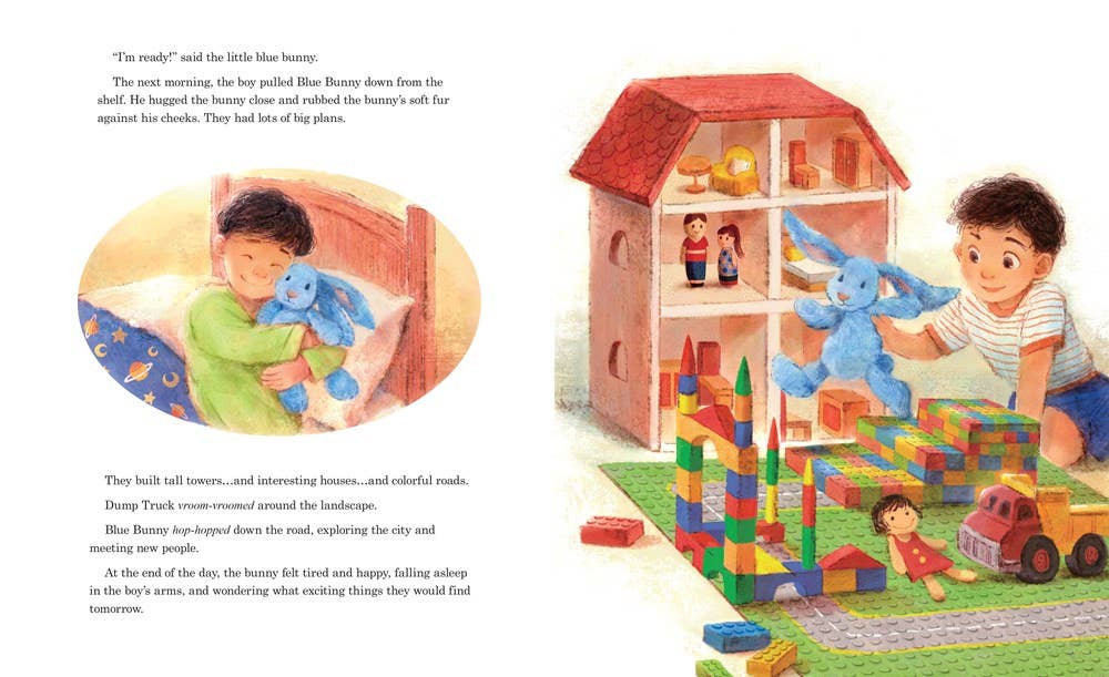 Little Blue Bunny - Sourcebooks sold by Rosebud & Jo
