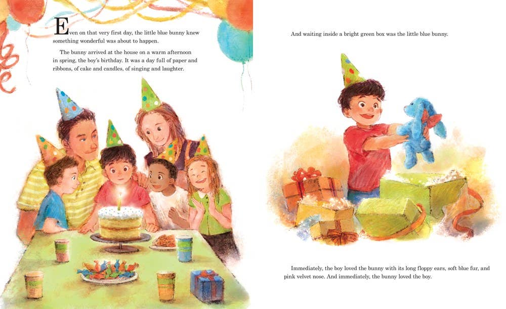 Little Blue Bunny - Sourcebooks sold by Rosebud & Jo
