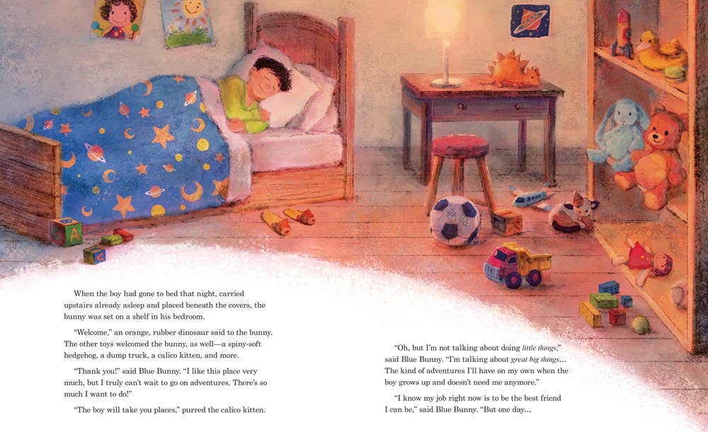 Little Blue Bunny - Sourcebooks sold by Rosebud & Jo