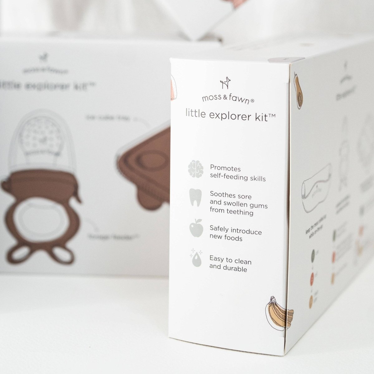 Little Explorer Kit - Moss and Fawn Teether sold by Rosebud & Jo