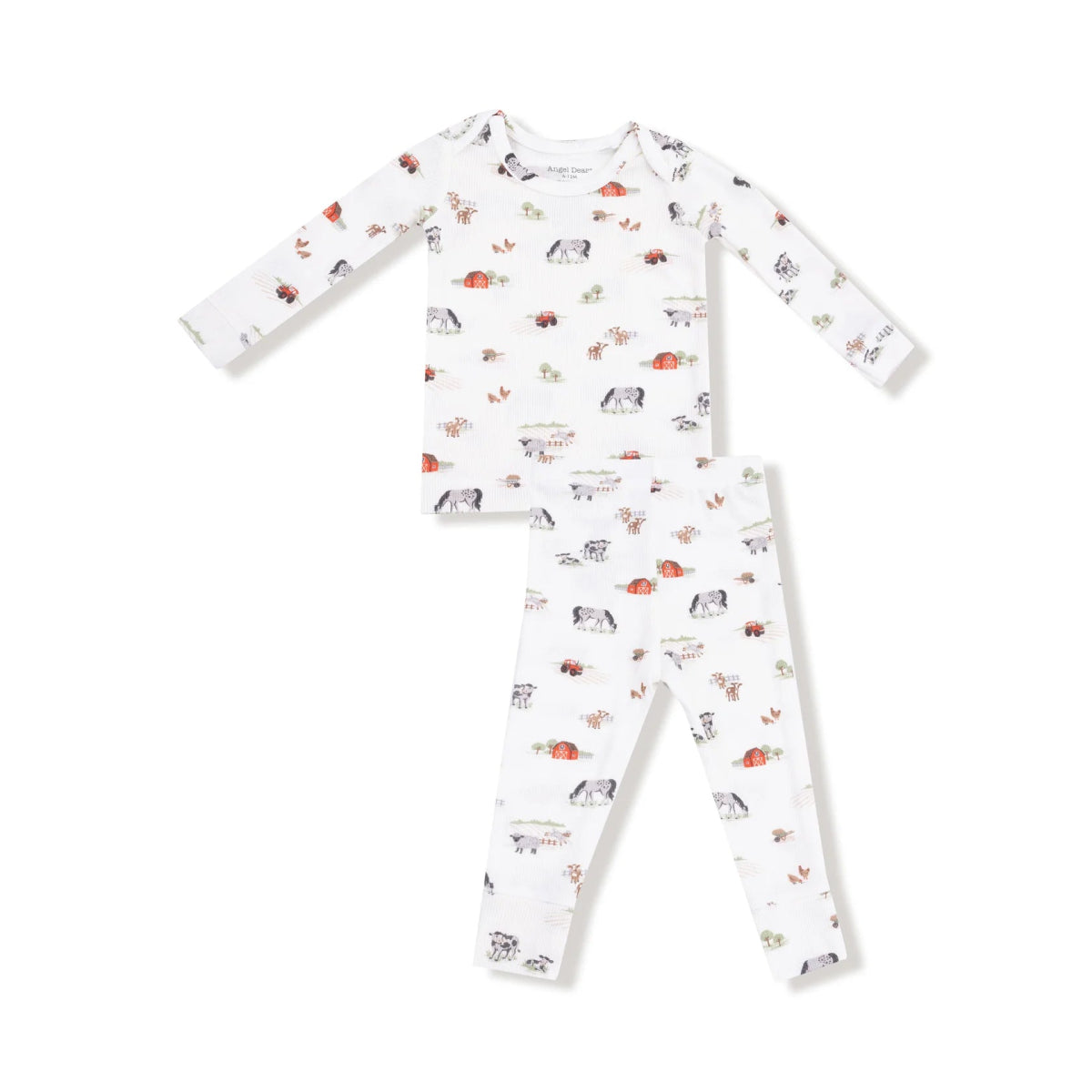 Little Farm Long Sleeve Loungewear Set - Angel Dear Baby & Toddler Clothing sold by Rosebud & Jo