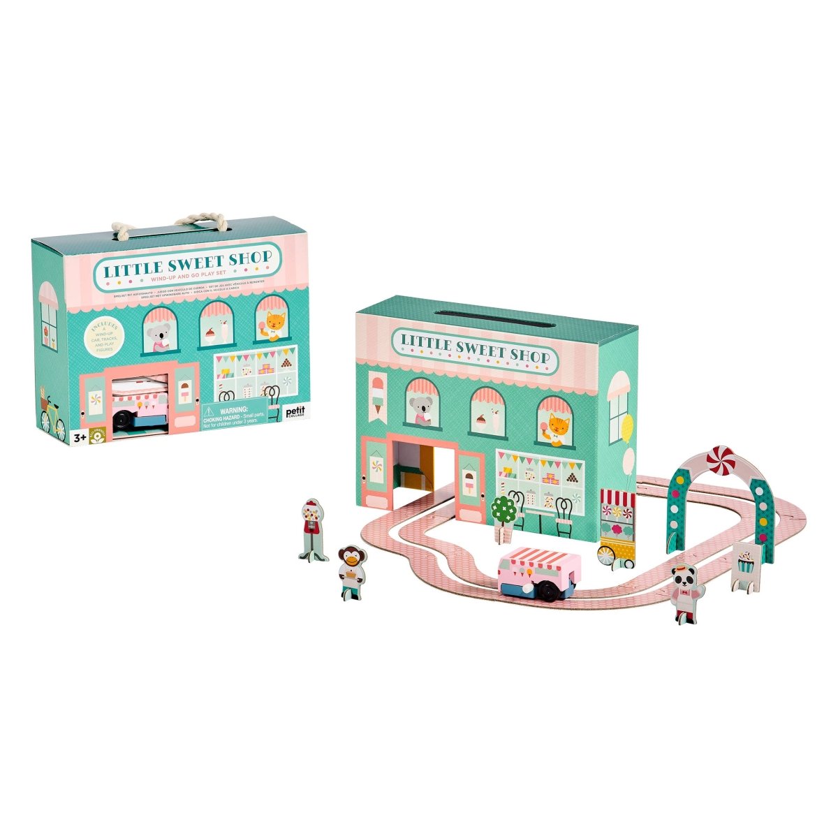 Little Sweet Shop Wind Up & Go Play Set - Chronicle Books Toy sold by Rosebud & Jo
