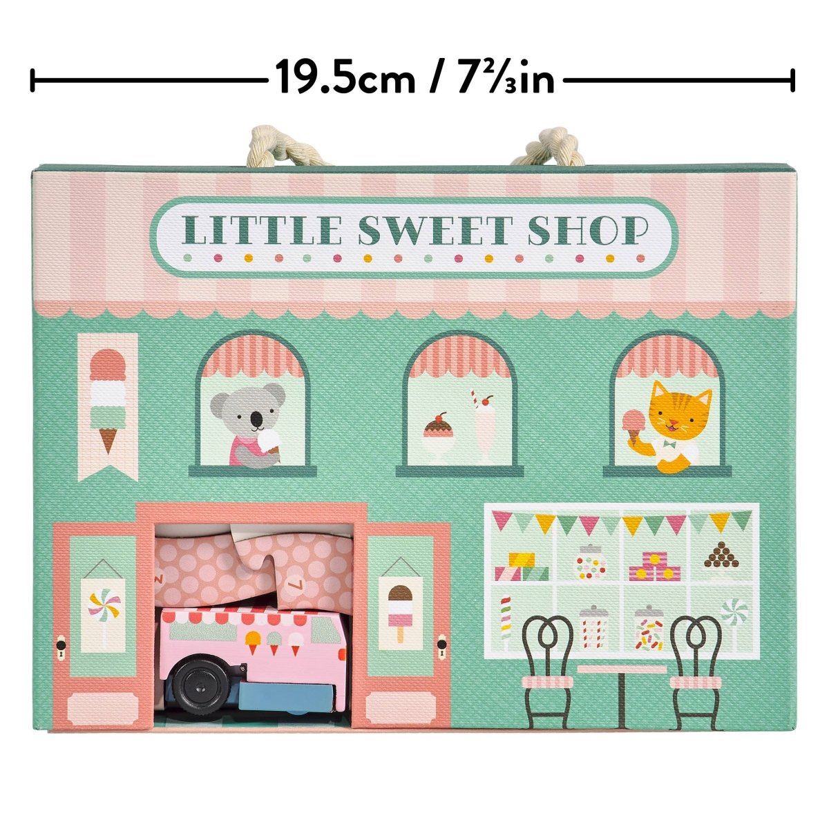 Little Sweet Shop Wind Up & Go Play Set - Chronicle Books Toy sold by Rosebud & Jo