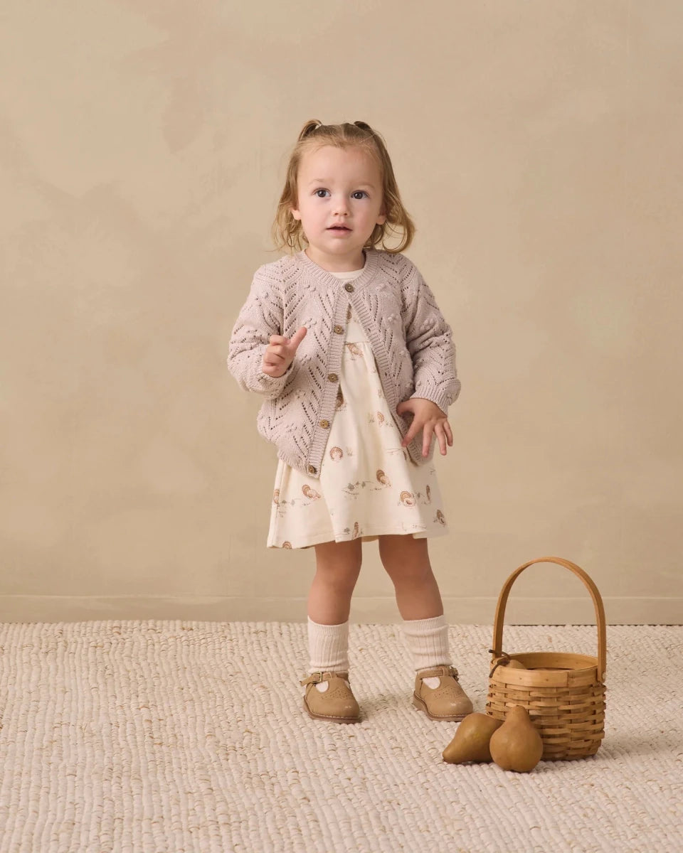 Long Sleeve Baby Dress Turkey - Quincy Mae Dresses sold by Rosebud & Jo