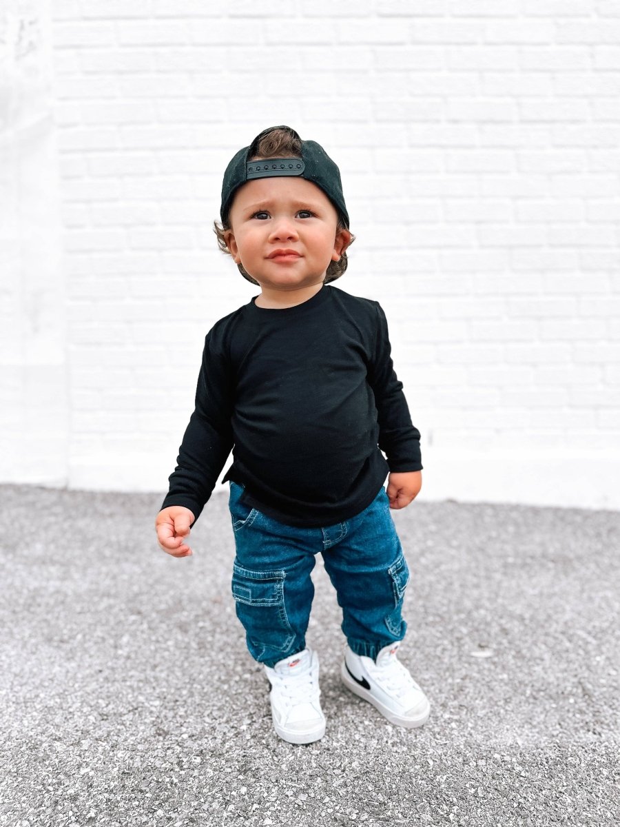 Long Sleeve Elevated Tee 3 - Pack - Little Bipsy Baby & Toddler Clothing sold by Rosebud & Jo